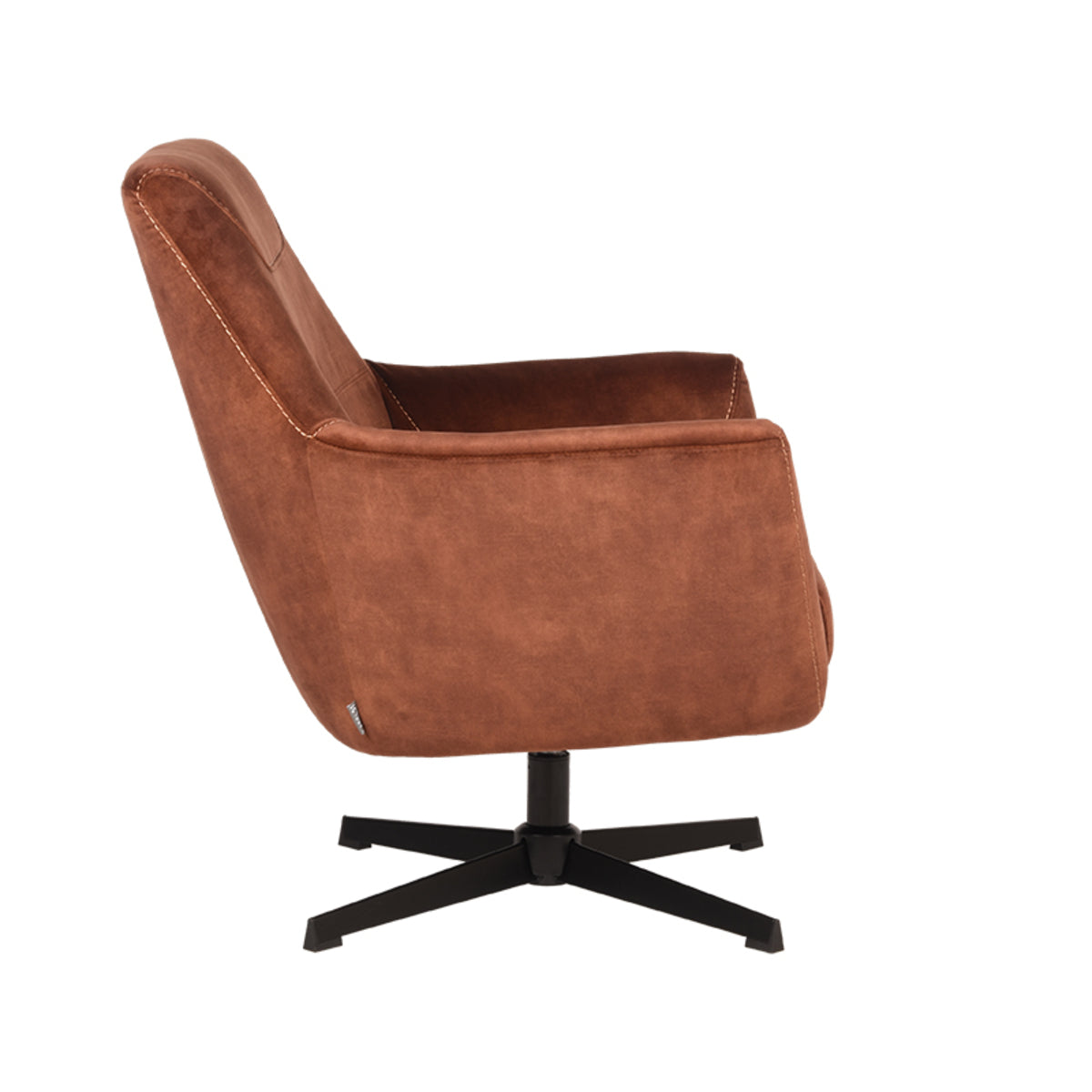 LABEL51 Fauteuil Toby – Trendy Velours – Chic Design